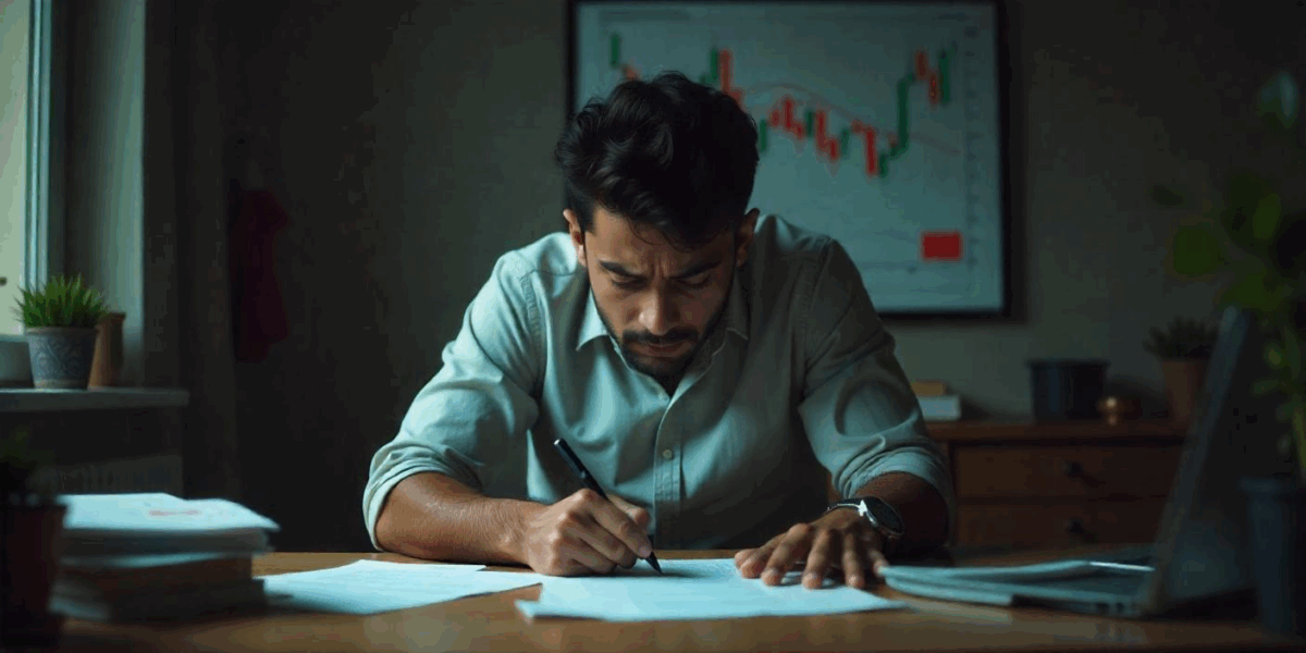 real option trader loss story