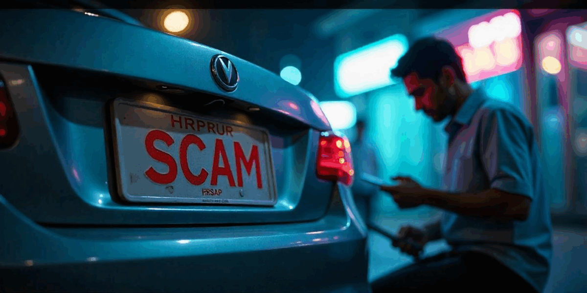 Fake HSRP Website Scam