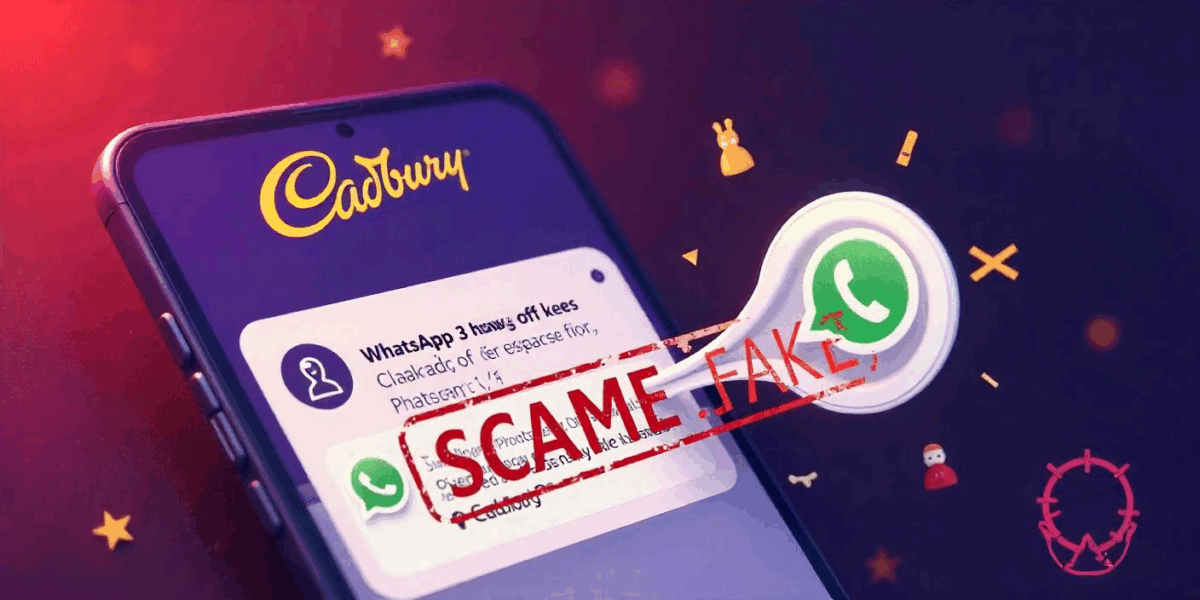 cadbury whatsapp scam