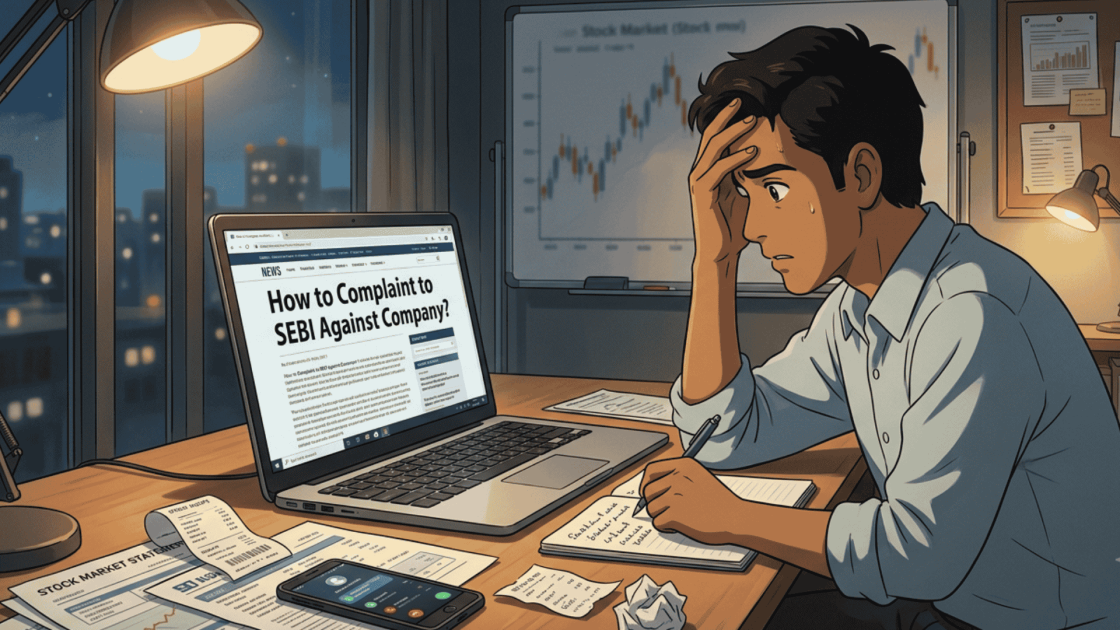 complaint to sebi against company