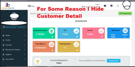 infinite beacon dashboard