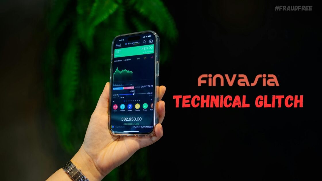 technical glitch in finvasia