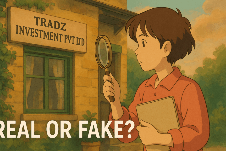 tradz investment private limited real or fake