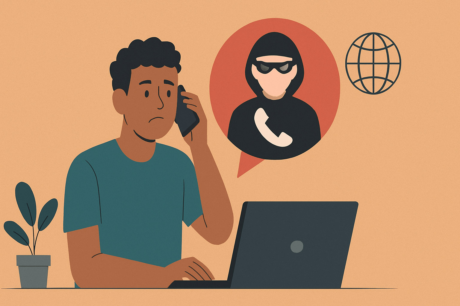 international fake call complaint