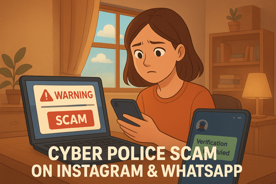 Scammers Impersonating Cyber Police on Instagram & WhatsApp