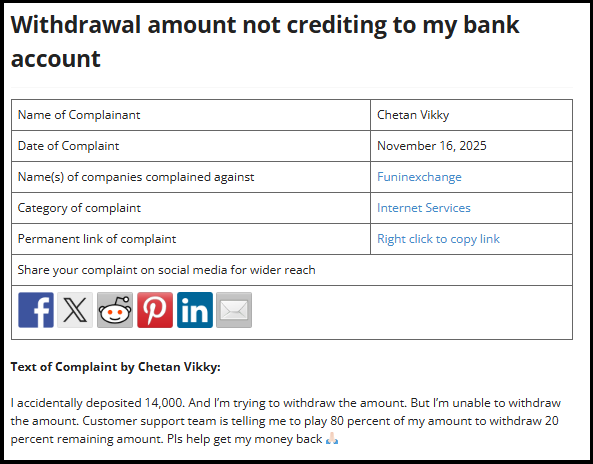 funinexchange issues