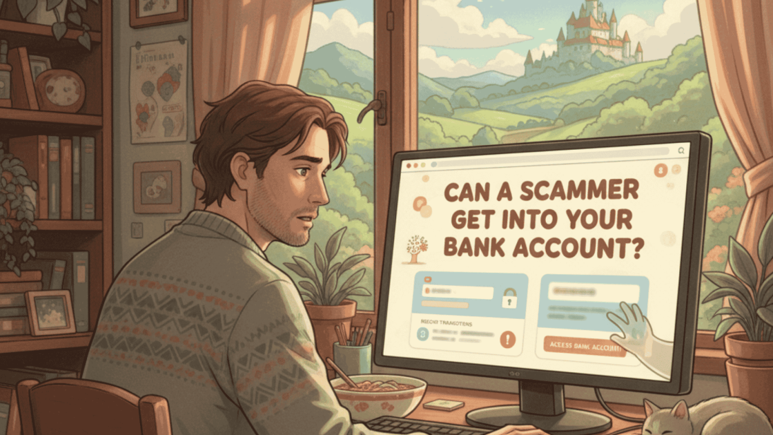 Can A Scammer Get Into Your Bank Account?