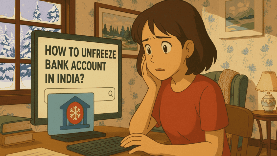 How to Unfreeze Bank Account in India?
