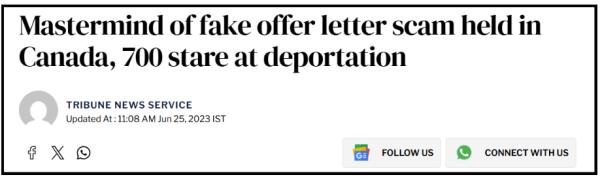 visa fraud real case