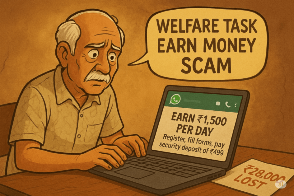 Welfare Task Earn Money Scams