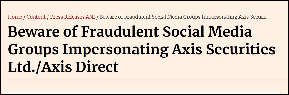 axis bank block trading
