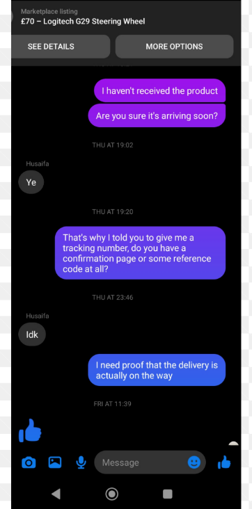 facebook scam through fake brand pages