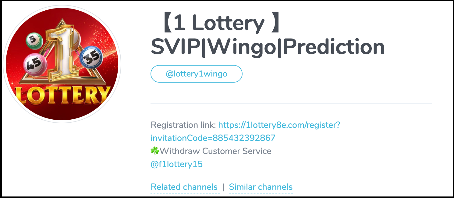 1 lottery svip wingo prediction