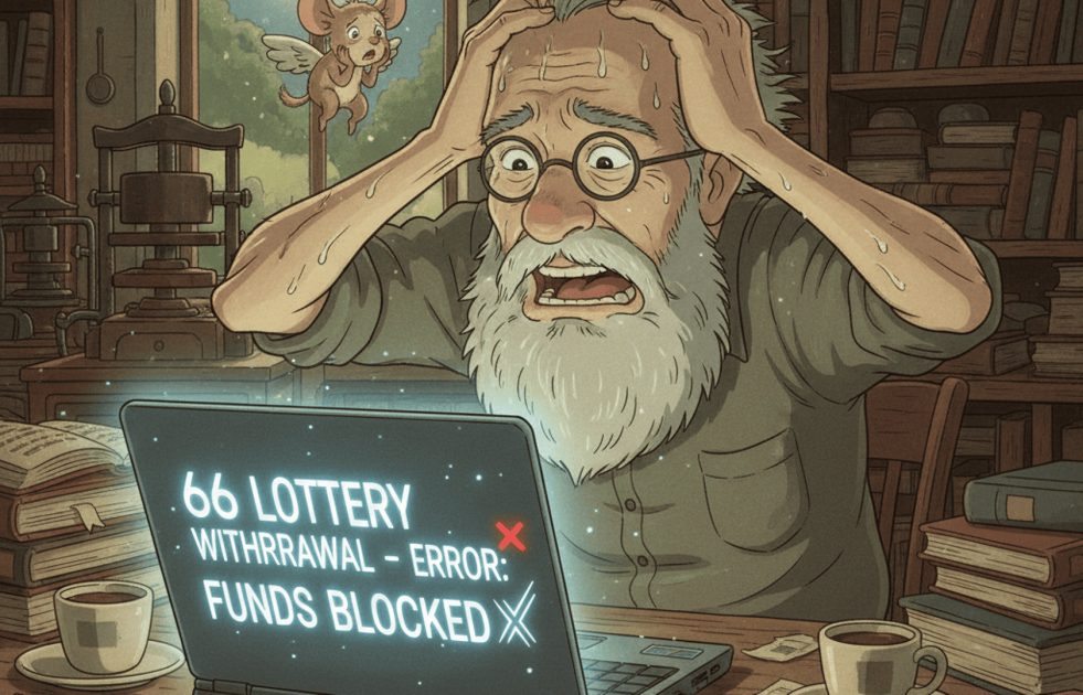 66 lottery withdrawal