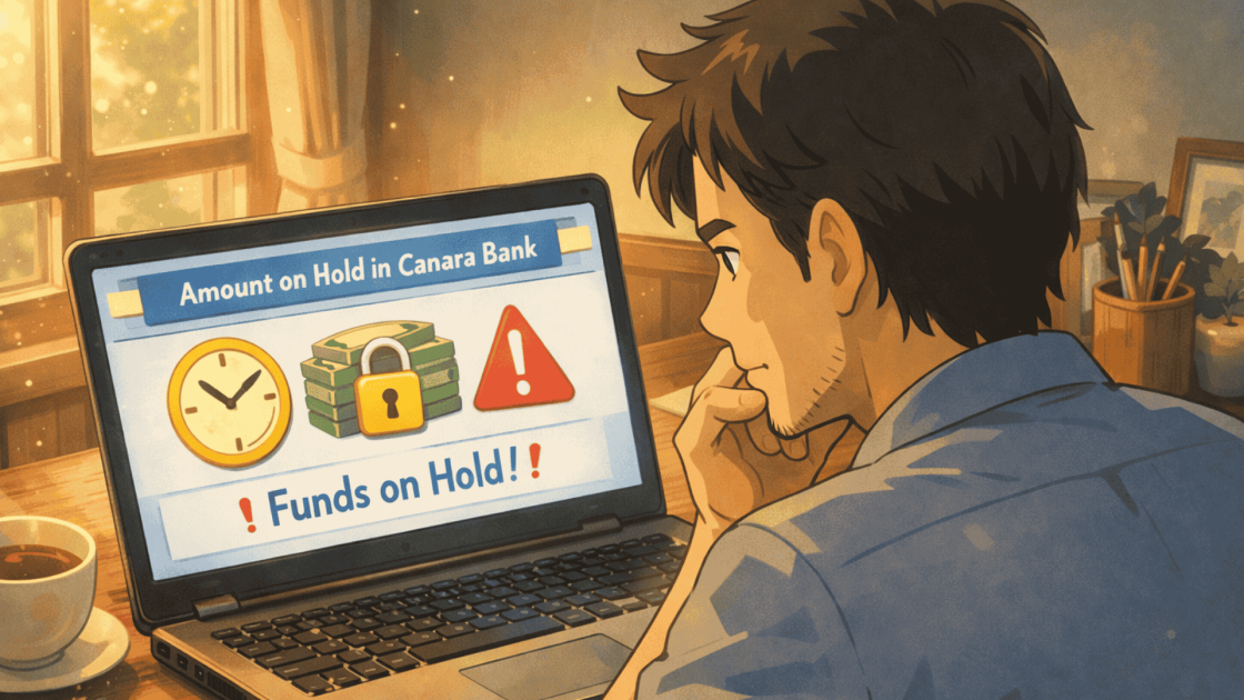 Amount on Hold in Canara Bank