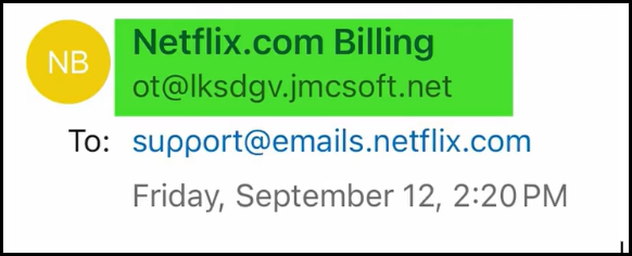 how to spot netflix phishing scam