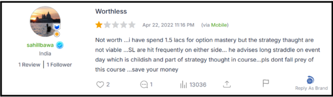 vishal malkan august user reviews