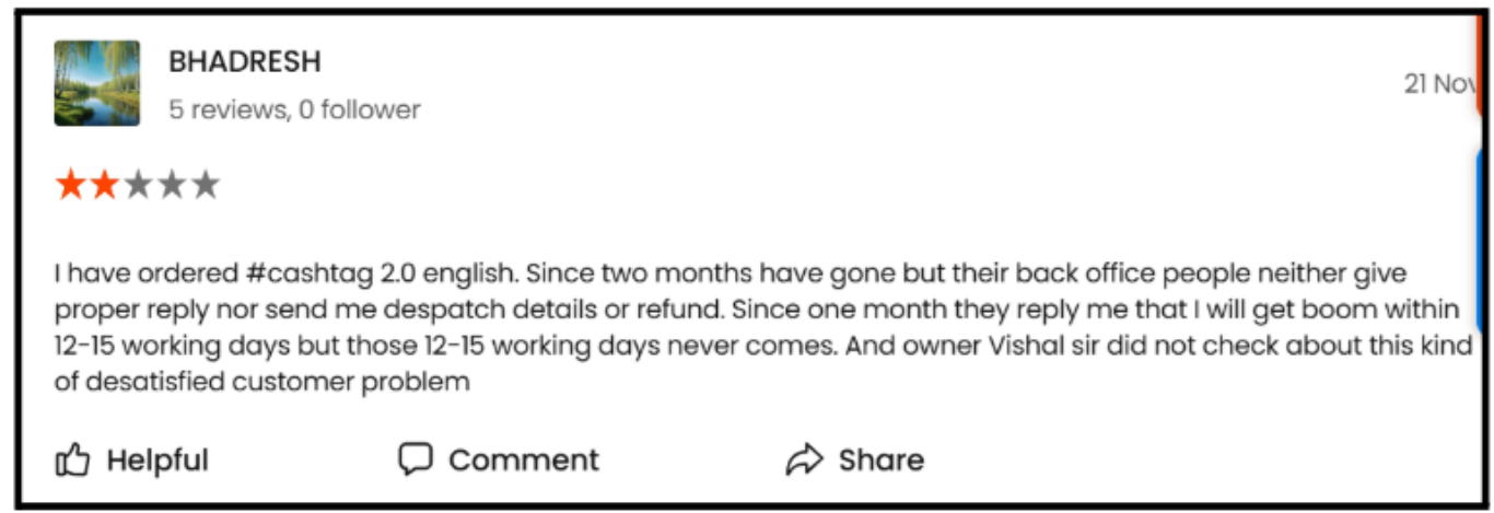 vishal malkan user reviews 5