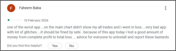 Groww user complaint