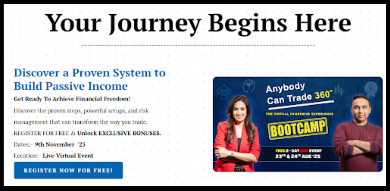 Vishal Malkan stock market trainer