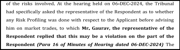 aurostar investment complaint of mandatory risk profiling