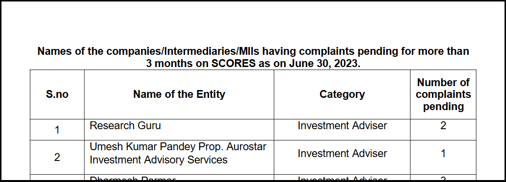 autostar advisory complaint
