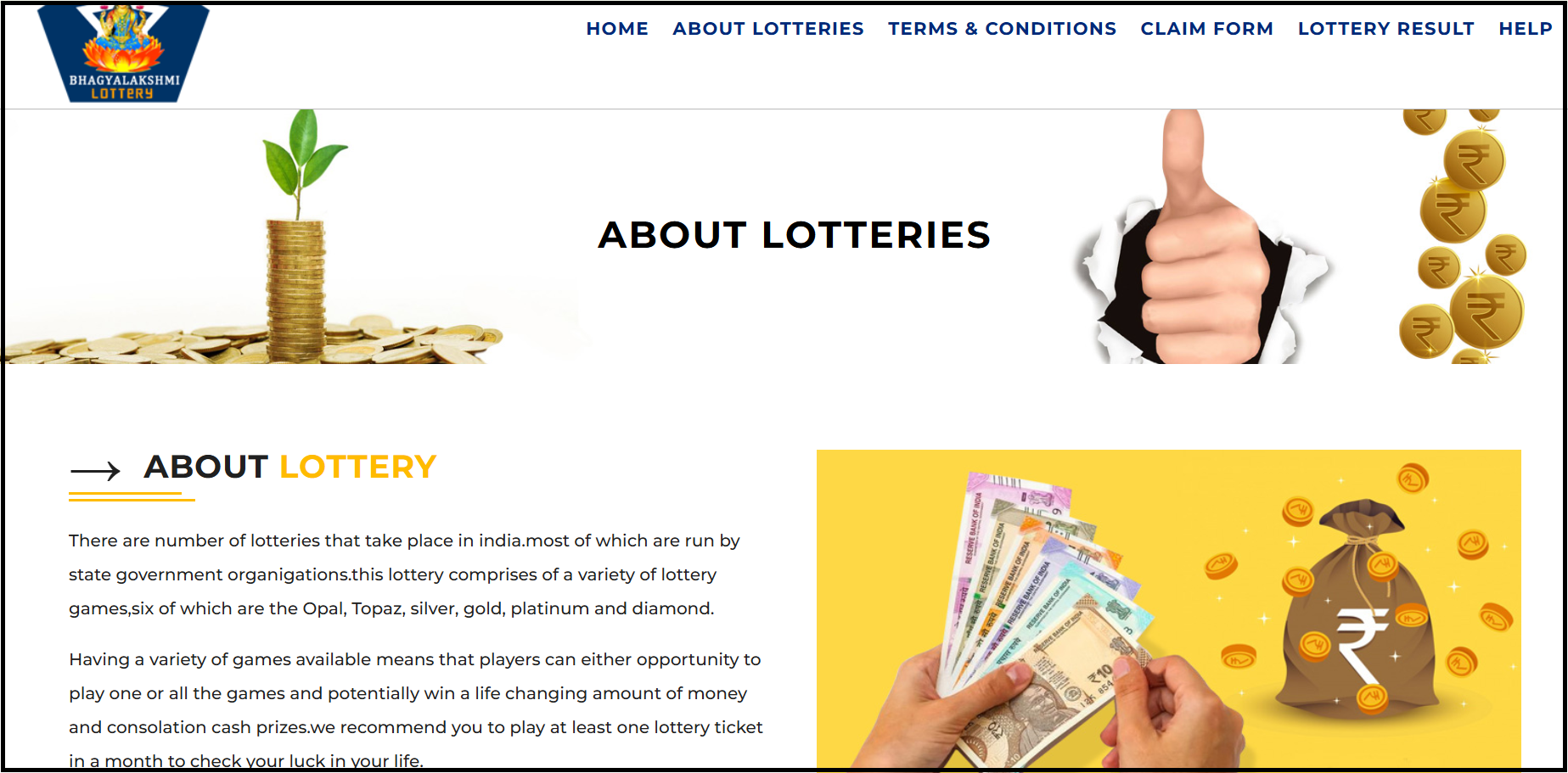 bhagyalakshmi lottery modus operandi