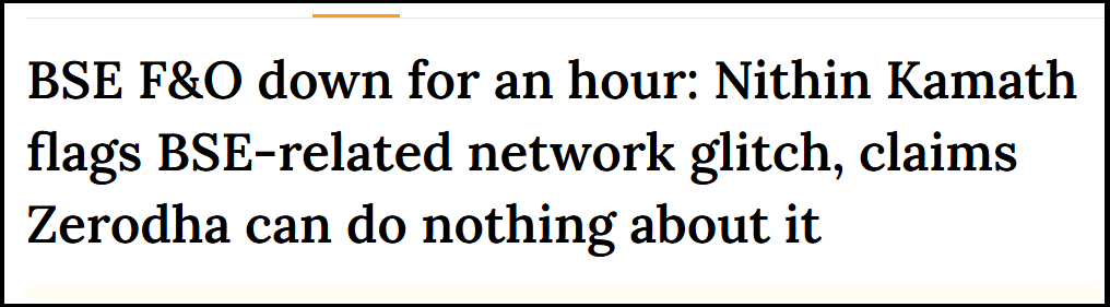 bse technical glitch 