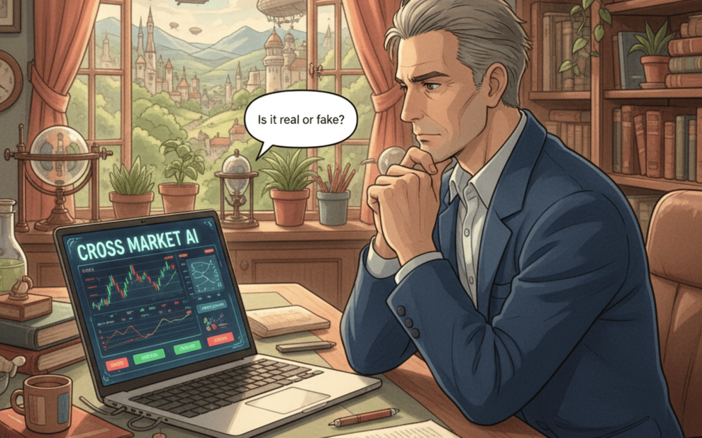 cross market ai is real or fake