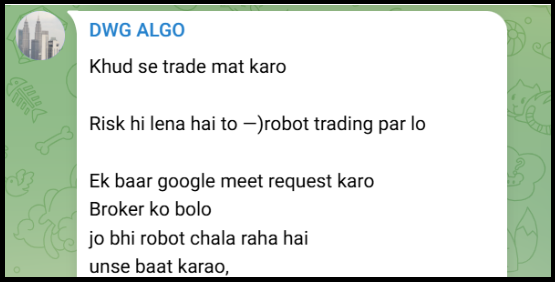 delhi delhi guruji discouragement of trading