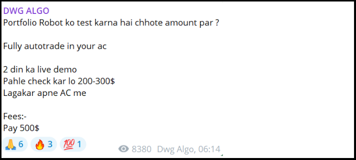 delhi wale guruji algo portfolio test