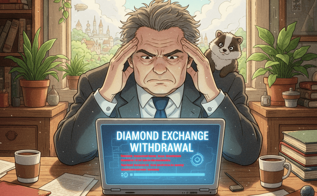 diamond exchange withdrawal