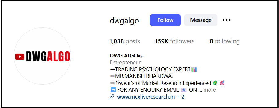 dwg algo social media page