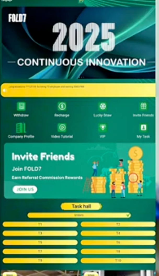 f7 earning app unverified payout proofs