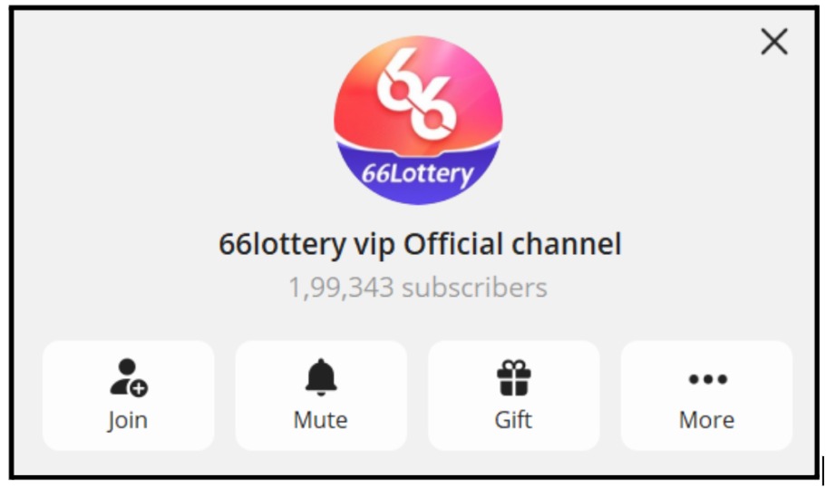 66 Lottery Telegram Channel