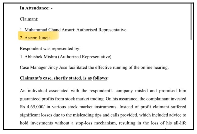 Nifty Pro Arbitrations
