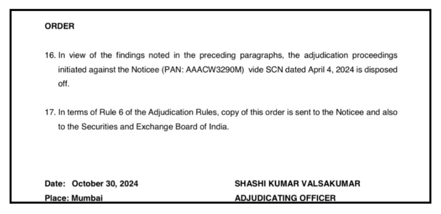 SEBI Orders Against Way2Wealth