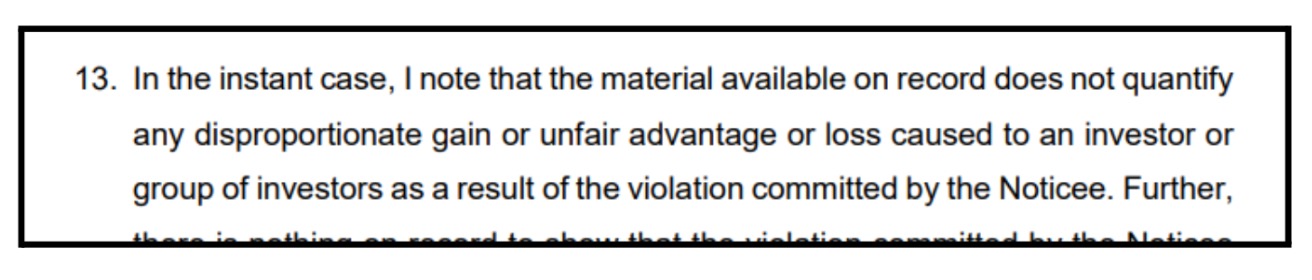 Options King penalty imposed