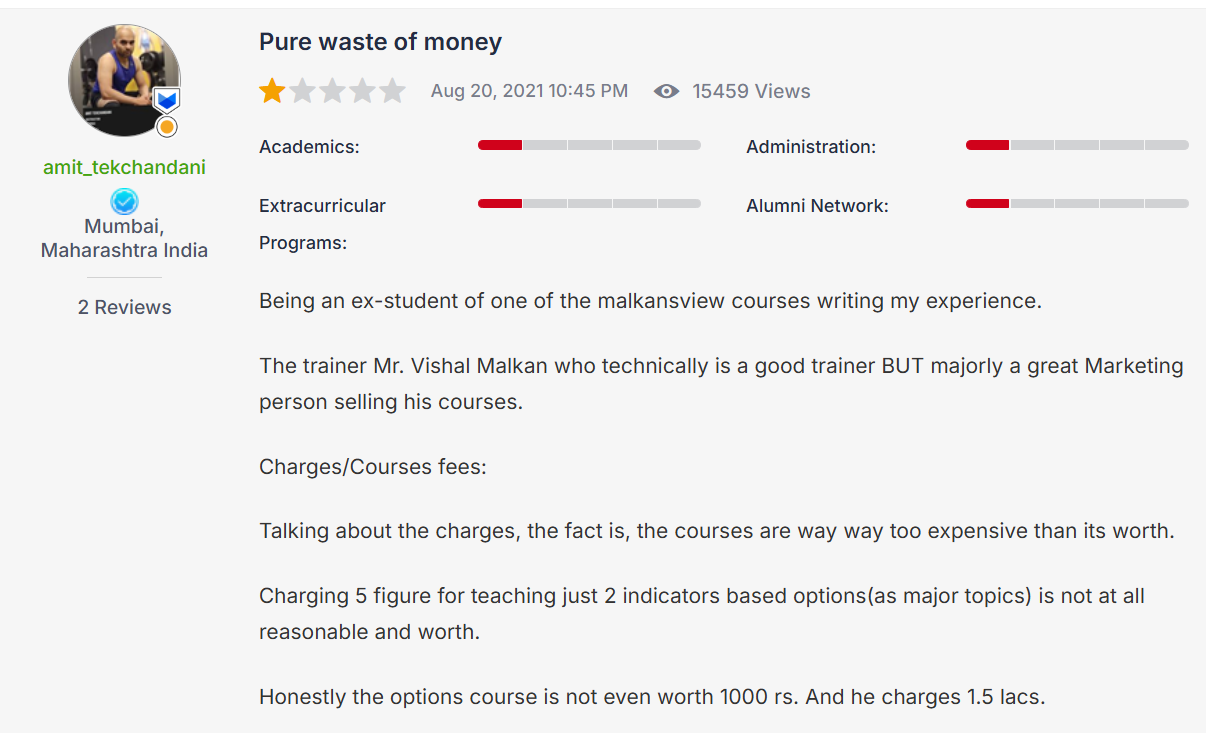 vishal malkan user reviews 3