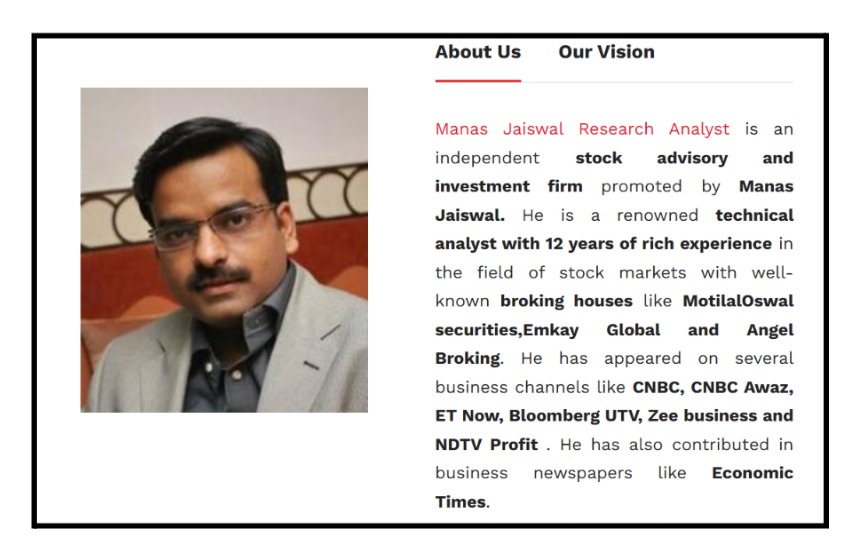Who is Manas Jaiswal