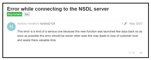 NSDL Complaints 
