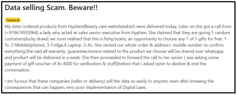 Data Selling app reviews