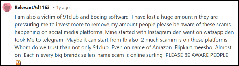 is 91 club app manipulation