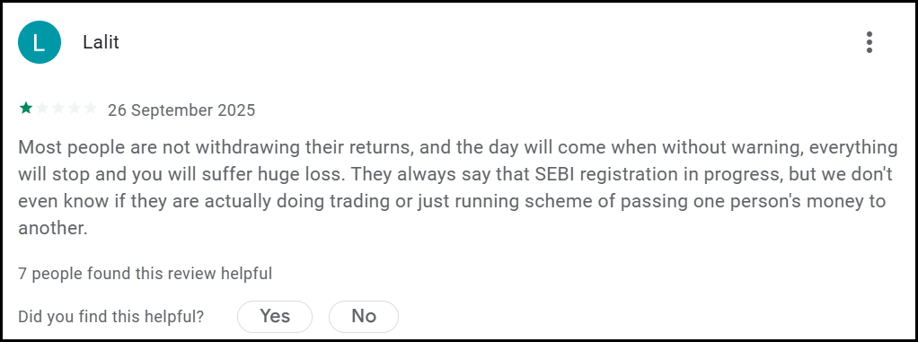 mahatade app withdrawal complaints