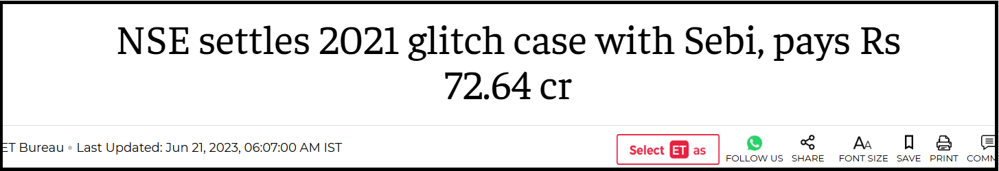 nse technical glitch