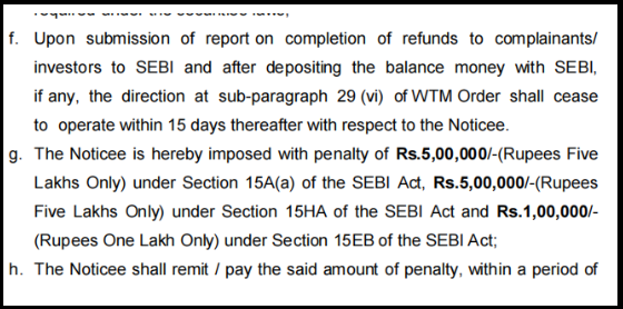 sebi actions against eqwires officer