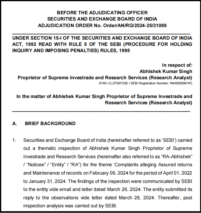 supreme investrade sebi orders