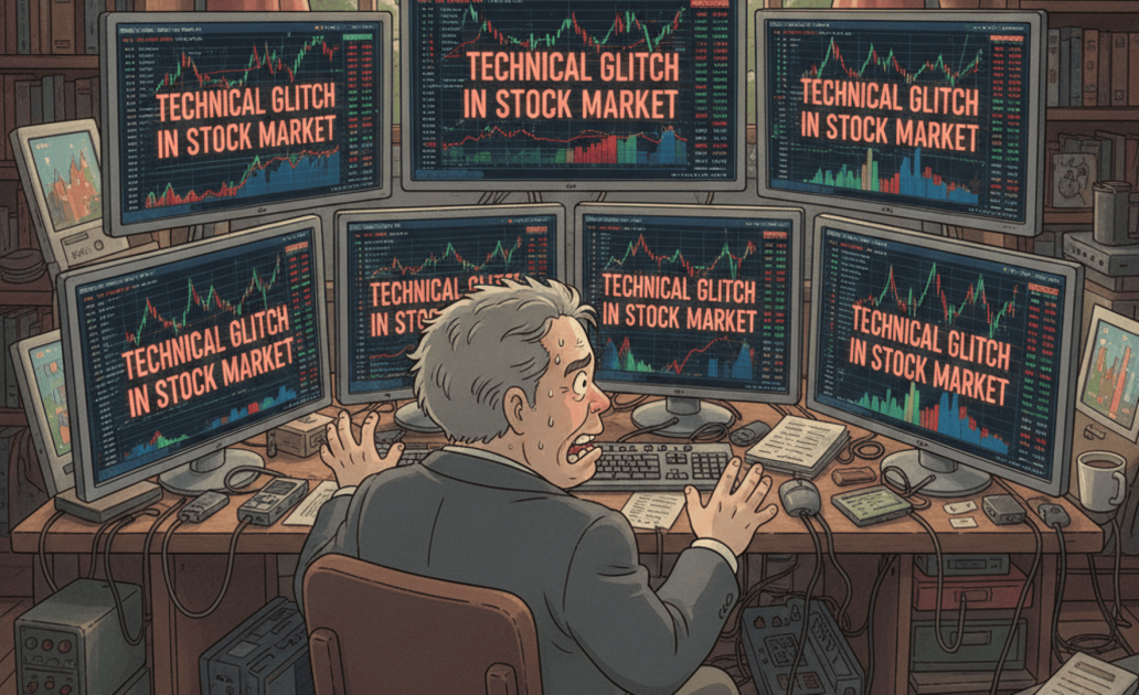 technical glitch in stock market