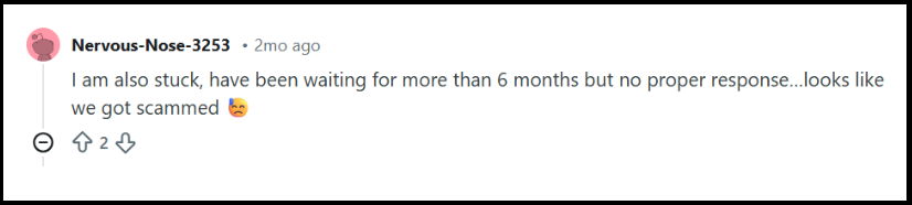 twj payment stopped notice