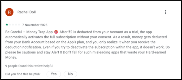 viralo app complaints